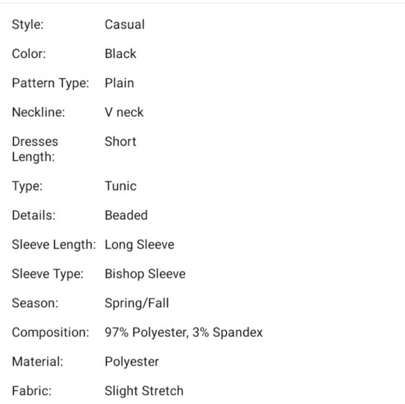 V-neck tunic - Picture 3 of 4